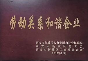 勞動(dòng)關(guān)系和諧企業(yè)